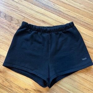 TNA Black Women's Athletic Elastic Waist Shorts